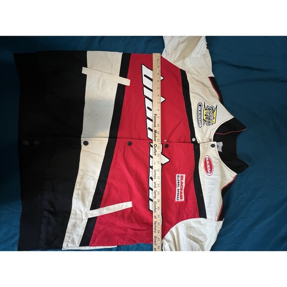 Aelfric Eden Blackair Patchwork Motorsports Varsity Jacket Men's Size M - Picture 6 of 8